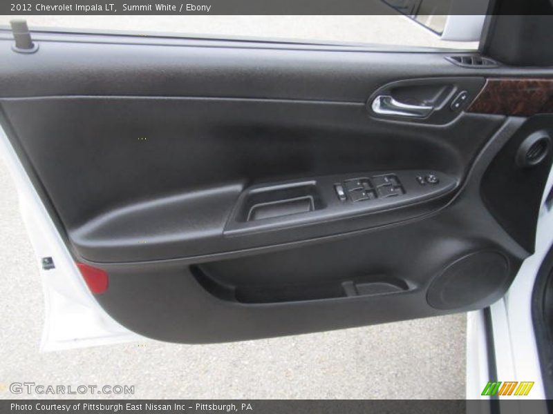 Summit White / Ebony 2012 Chevrolet Impala LT