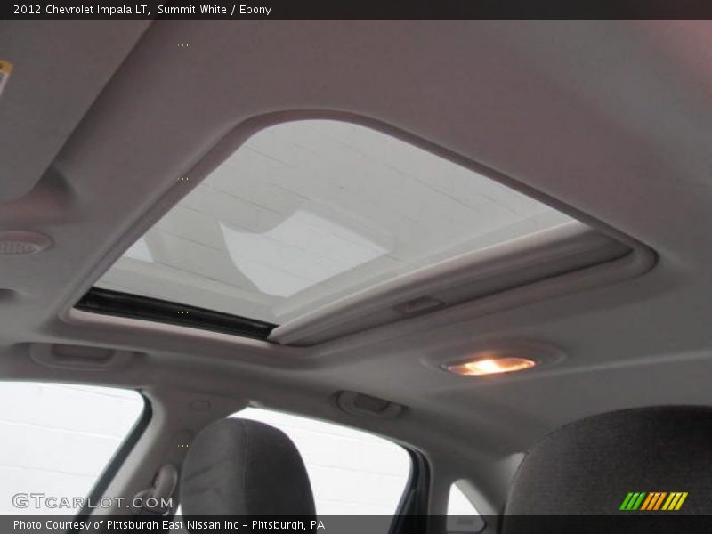 Summit White / Ebony 2012 Chevrolet Impala LT
