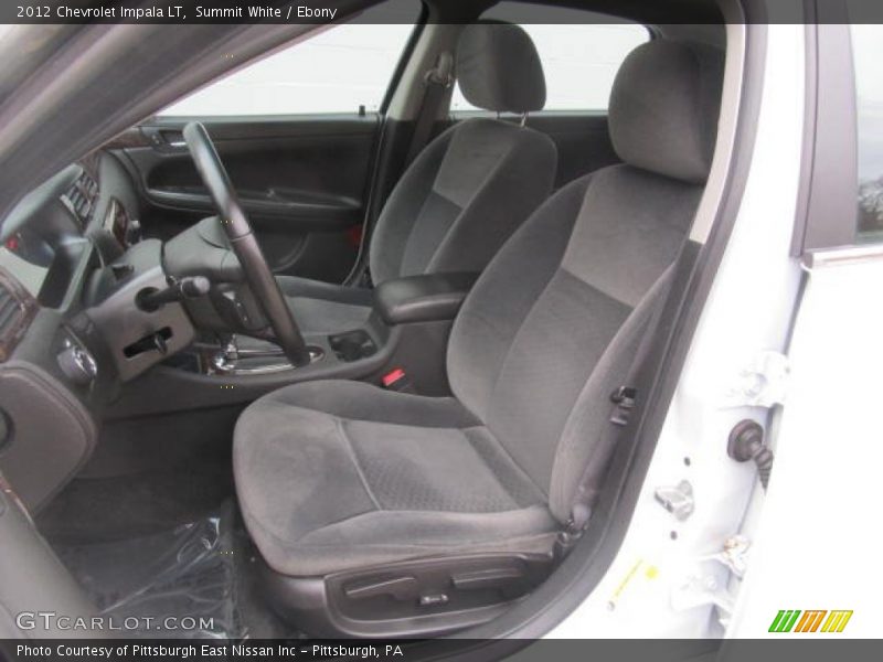 Summit White / Ebony 2012 Chevrolet Impala LT