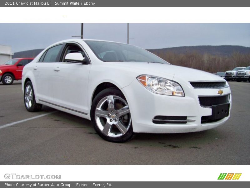 Summit White / Ebony 2011 Chevrolet Malibu LT