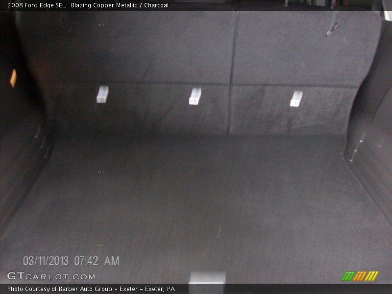 Blazing Copper Metallic / Charcoal 2008 Ford Edge SEL