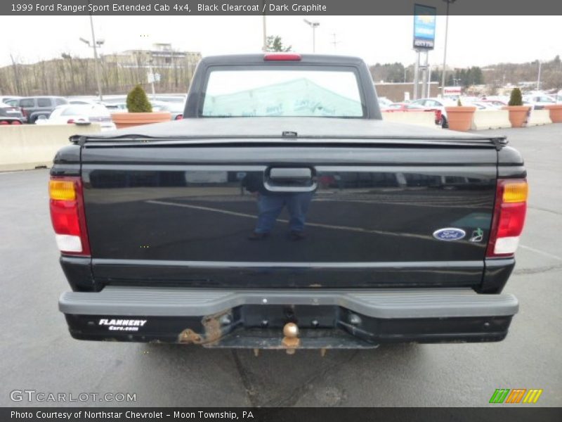 Black Clearcoat / Dark Graphite 1999 Ford Ranger Sport Extended Cab 4x4