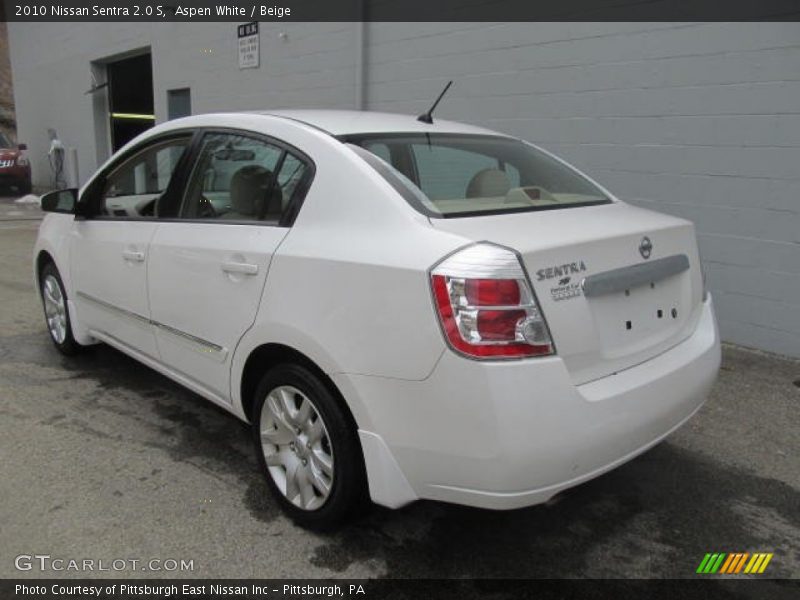  2010 Sentra 2.0 S Aspen White