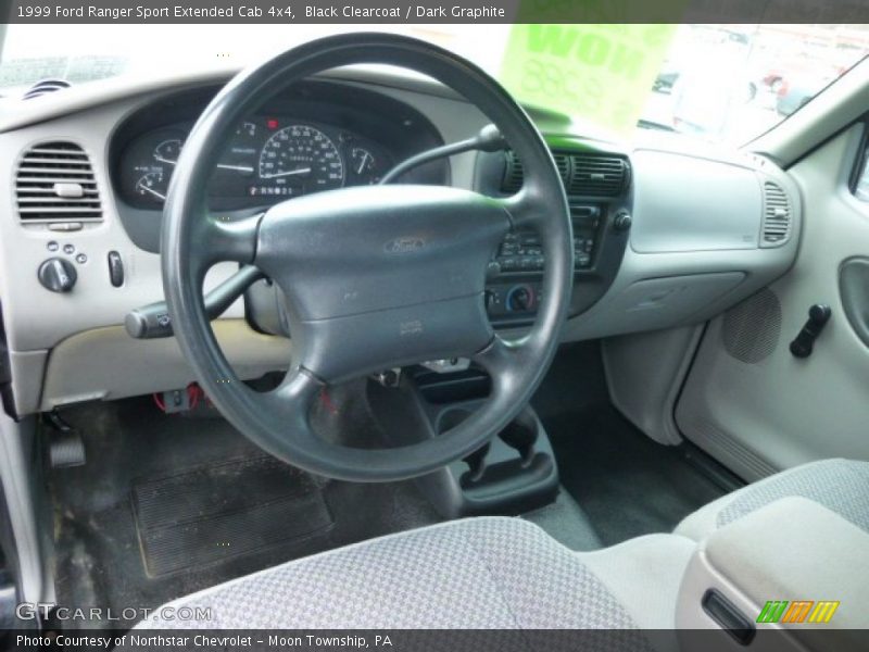 Black Clearcoat / Dark Graphite 1999 Ford Ranger Sport Extended Cab 4x4