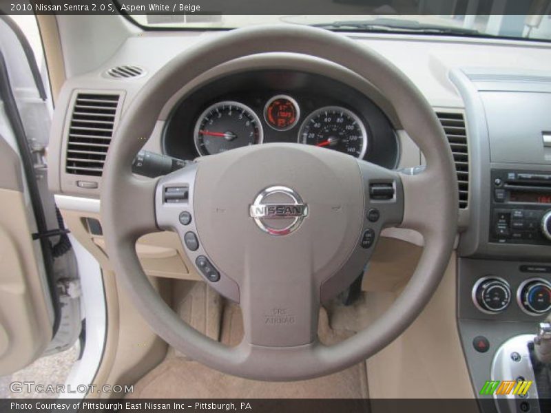  2010 Sentra 2.0 S Steering Wheel