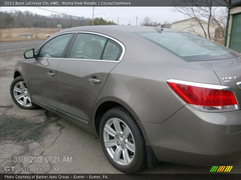 Mocha Steel Metallic / Cocoa/Cashmere 2011 Buick LaCrosse CXL AWD