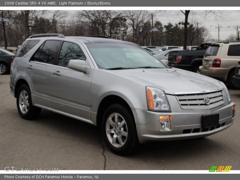 Light Platinum / Ebony/Ebony 2008 Cadillac SRX 4 V6 AWD