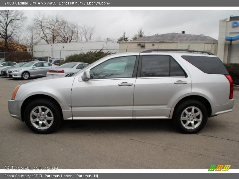 Light Platinum / Ebony/Ebony 2008 Cadillac SRX 4 V6 AWD