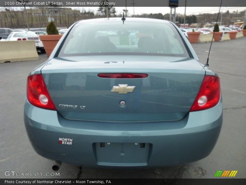 Silver Moss Metallic / Ebony 2010 Chevrolet Cobalt LT Sedan