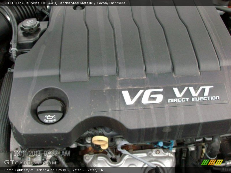 Mocha Steel Metallic / Cocoa/Cashmere 2011 Buick LaCrosse CXL AWD
