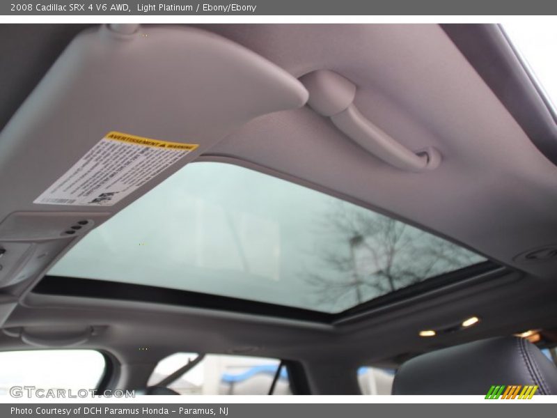 Sunroof of 2008 SRX 4 V6 AWD