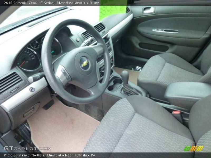 Ebony Interior - 2010 Cobalt LT Sedan 