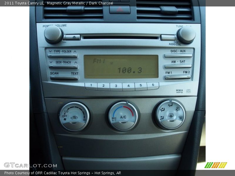 Magnetic Gray Metallic / Dark Charcoal 2011 Toyota Camry LE