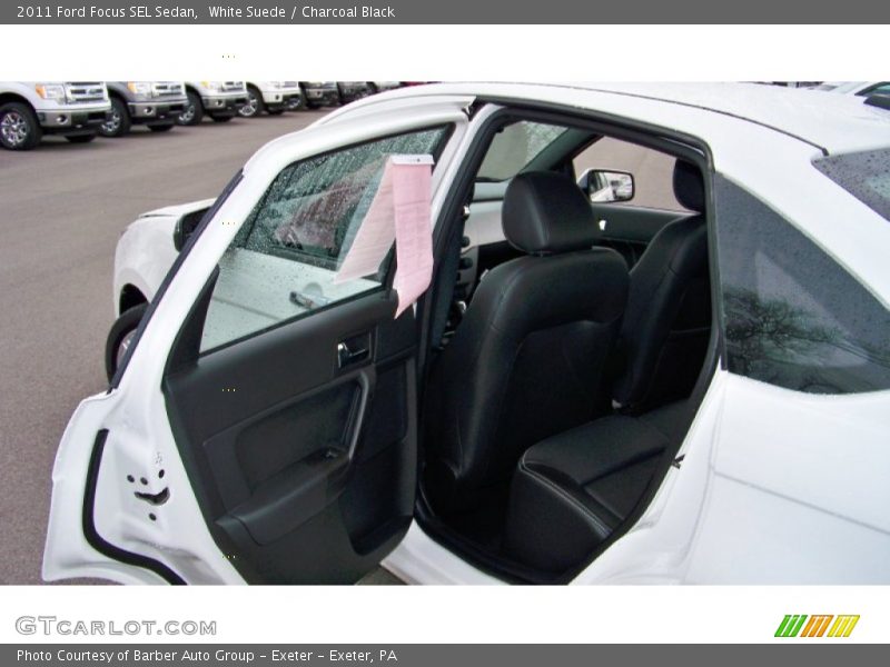 White Suede / Charcoal Black 2011 Ford Focus SEL Sedan