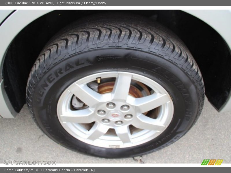 Light Platinum / Ebony/Ebony 2008 Cadillac SRX 4 V6 AWD
