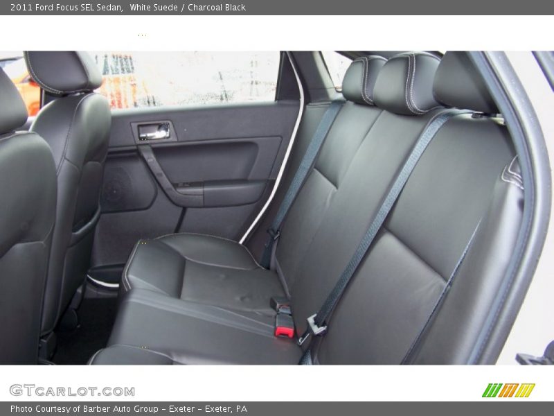 White Suede / Charcoal Black 2011 Ford Focus SEL Sedan