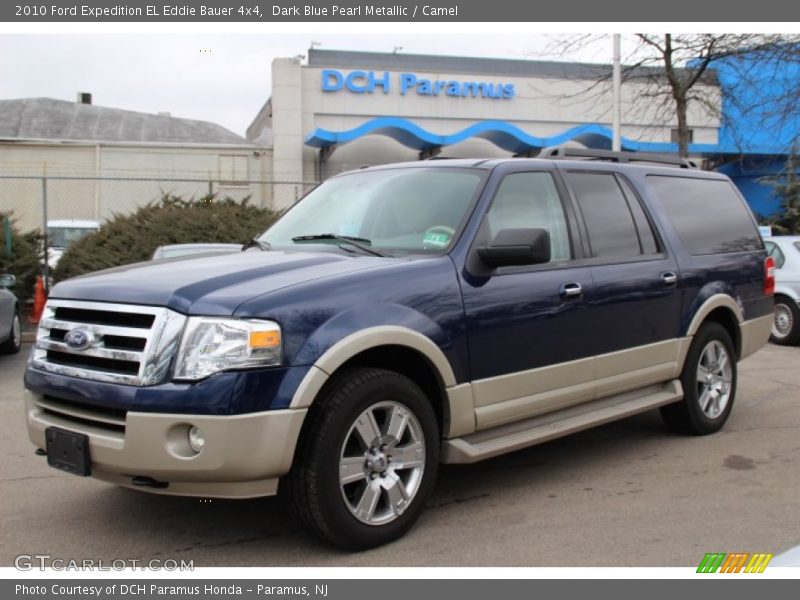 Dark Blue Pearl Metallic / Camel 2010 Ford Expedition EL Eddie Bauer 4x4