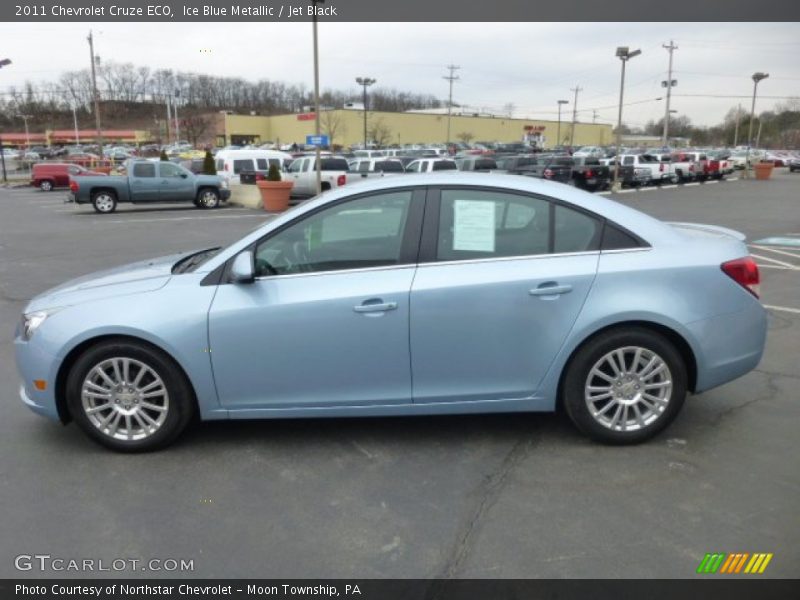 Ice Blue Metallic / Jet Black 2011 Chevrolet Cruze ECO