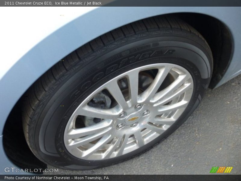 Ice Blue Metallic / Jet Black 2011 Chevrolet Cruze ECO