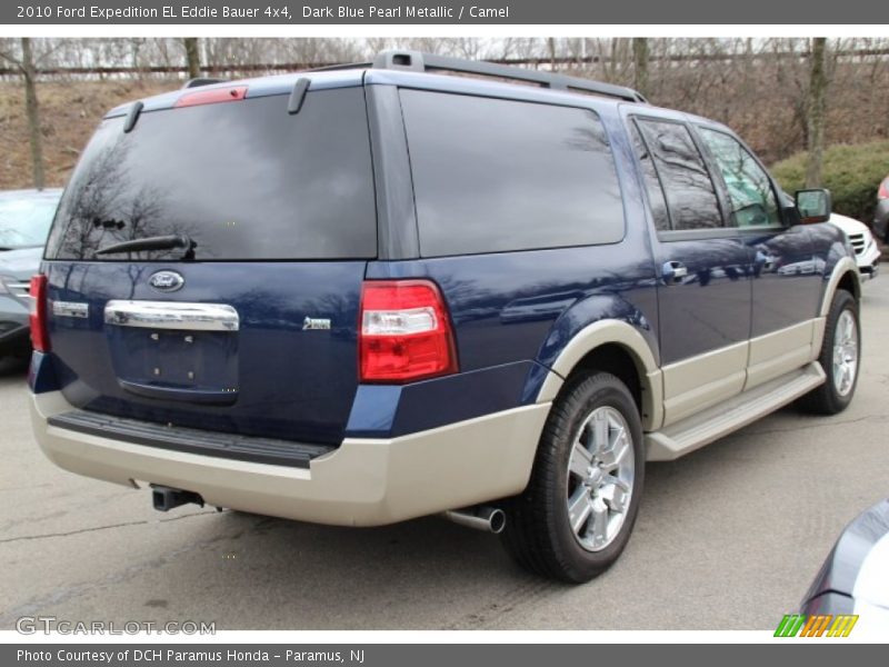 Dark Blue Pearl Metallic / Camel 2010 Ford Expedition EL Eddie Bauer 4x4