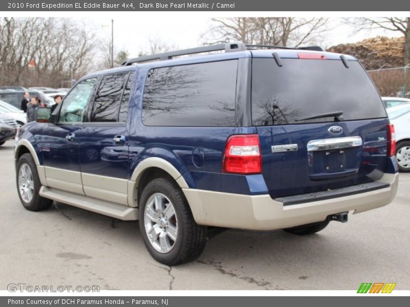 Dark Blue Pearl Metallic / Camel 2010 Ford Expedition EL Eddie Bauer 4x4