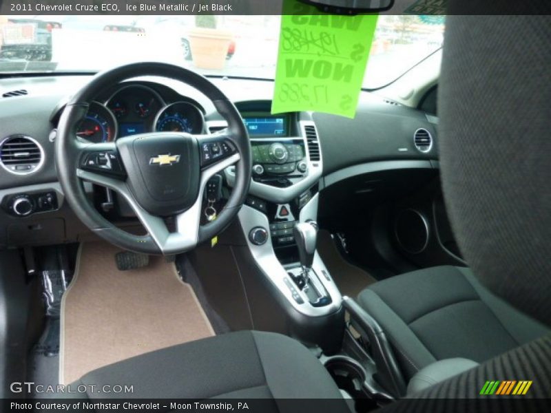Ice Blue Metallic / Jet Black 2011 Chevrolet Cruze ECO