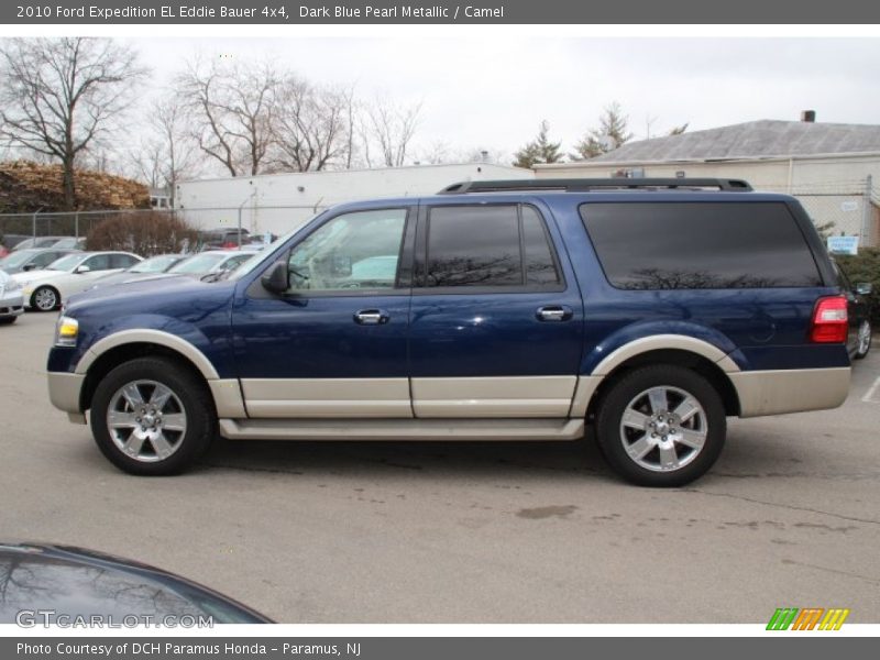 Dark Blue Pearl Metallic / Camel 2010 Ford Expedition EL Eddie Bauer 4x4