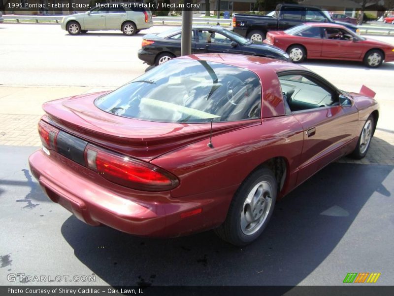 Medium Red Metallic / Medium Gray 1995 Pontiac Firebird Coupe