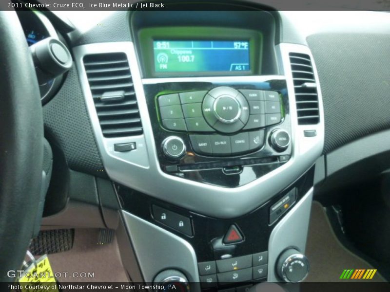 Ice Blue Metallic / Jet Black 2011 Chevrolet Cruze ECO