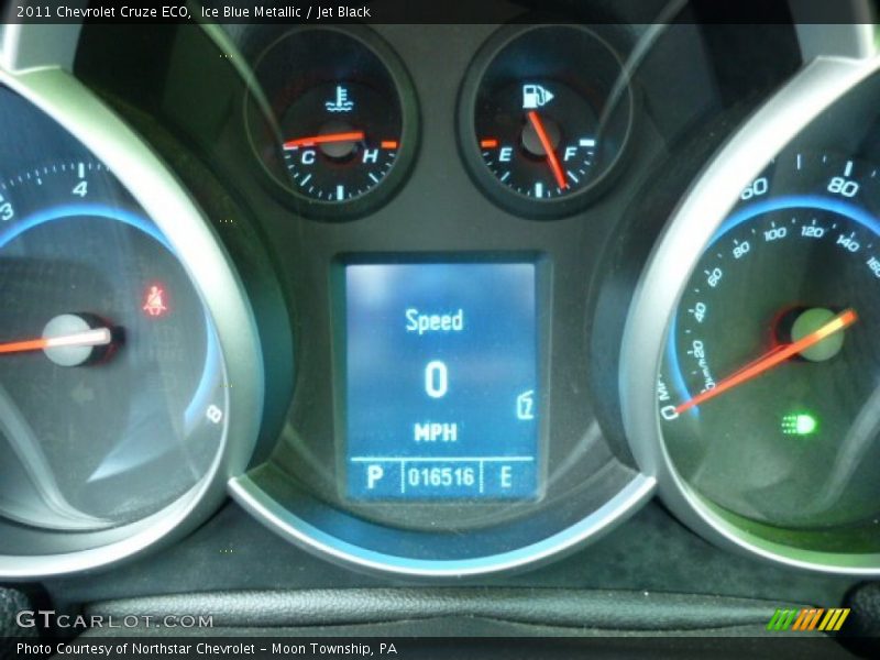 Ice Blue Metallic / Jet Black 2011 Chevrolet Cruze ECO