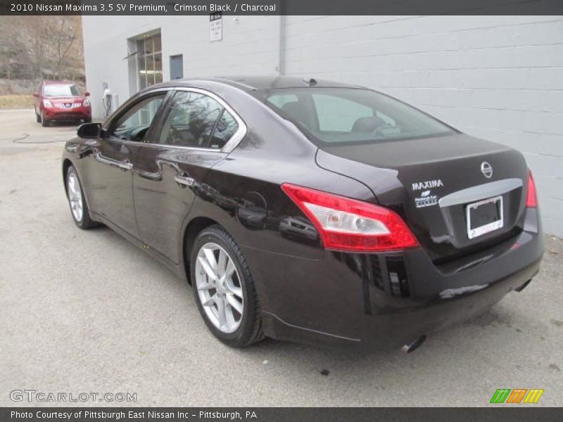 Crimson Black / Charcoal 2010 Nissan Maxima 3.5 SV Premium