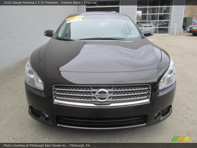 Crimson Black / Charcoal 2010 Nissan Maxima 3.5 SV Premium