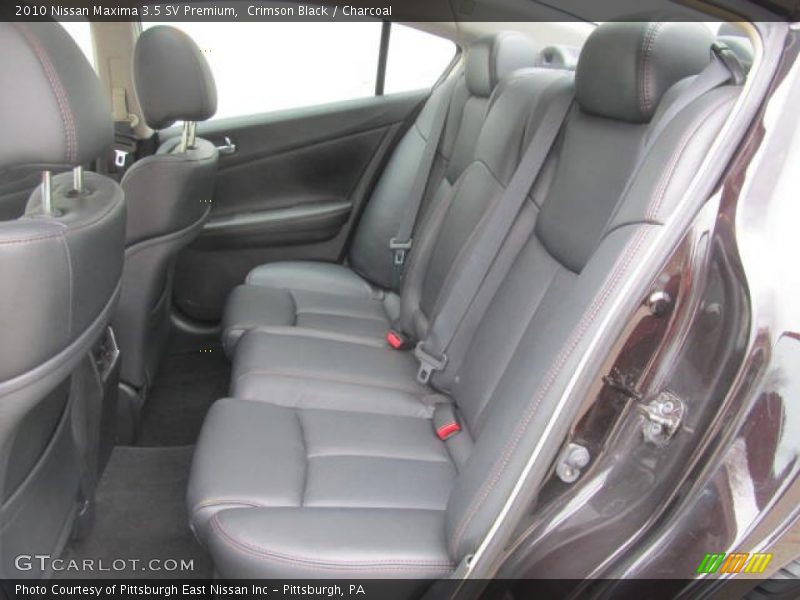 Rear Seat of 2010 Maxima 3.5 SV Premium