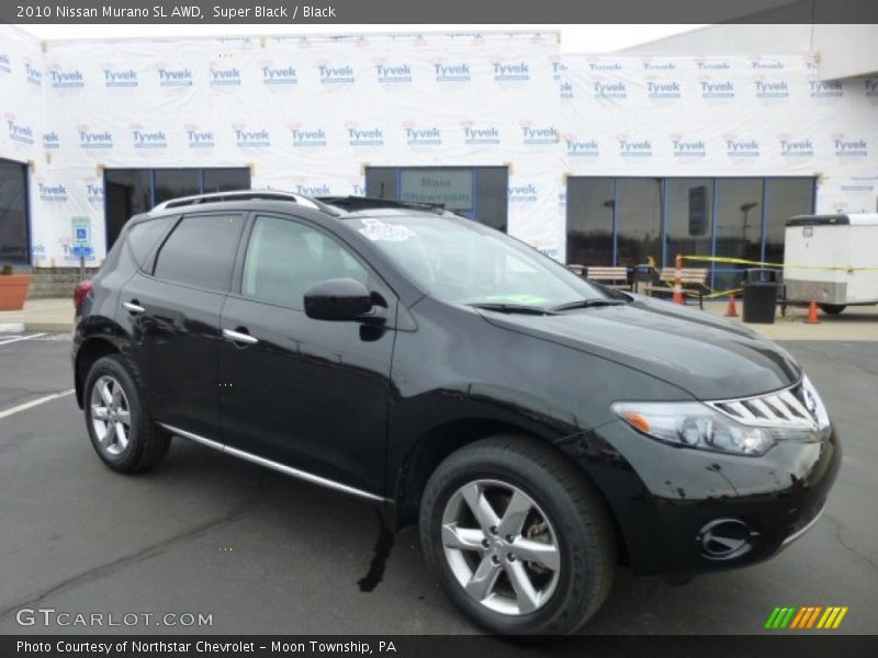 Super Black / Black 2010 Nissan Murano SL AWD