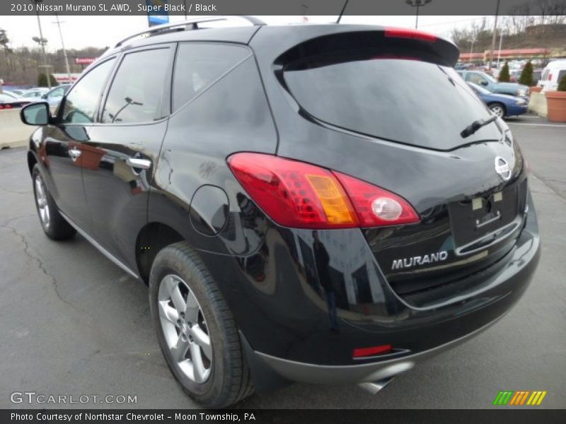 Super Black / Black 2010 Nissan Murano SL AWD