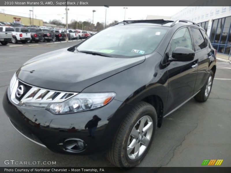 Super Black / Black 2010 Nissan Murano SL AWD