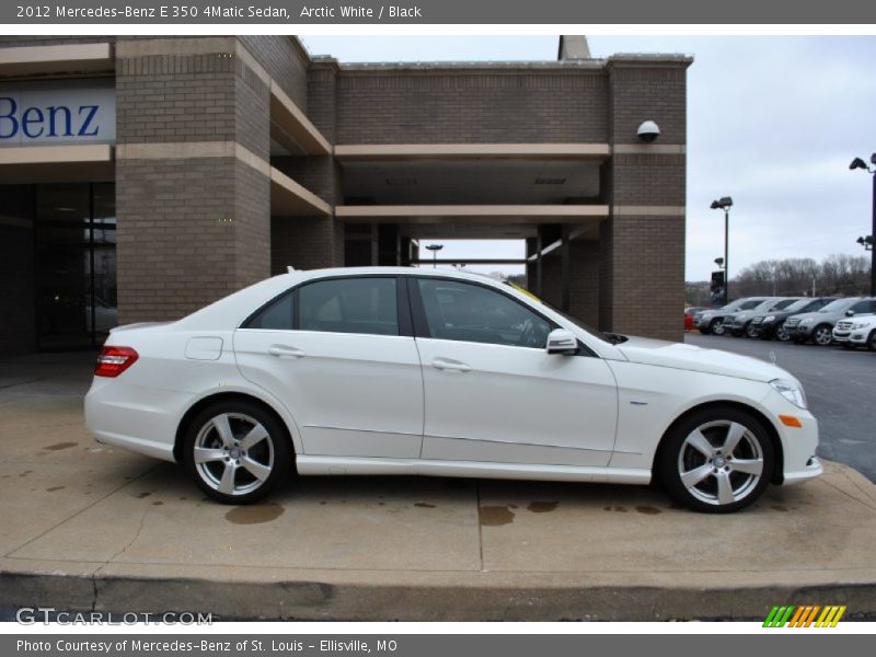 Arctic White / Black 2012 Mercedes-Benz E 350 4Matic Sedan