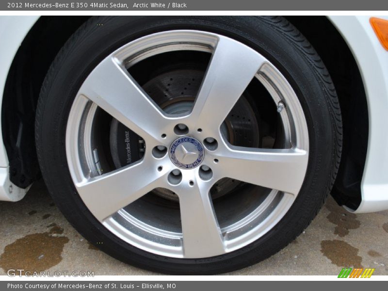 Arctic White / Black 2012 Mercedes-Benz E 350 4Matic Sedan