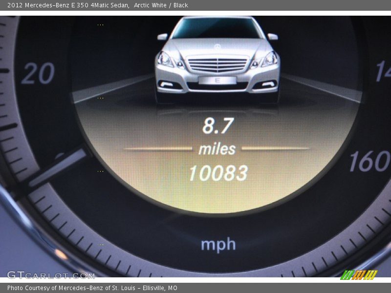 Arctic White / Black 2012 Mercedes-Benz E 350 4Matic Sedan