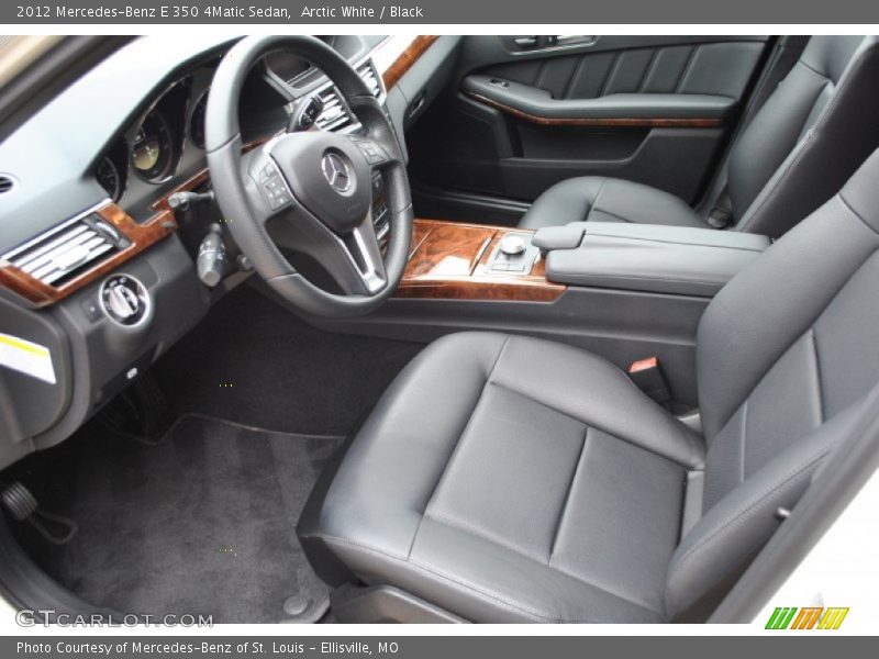 Arctic White / Black 2012 Mercedes-Benz E 350 4Matic Sedan