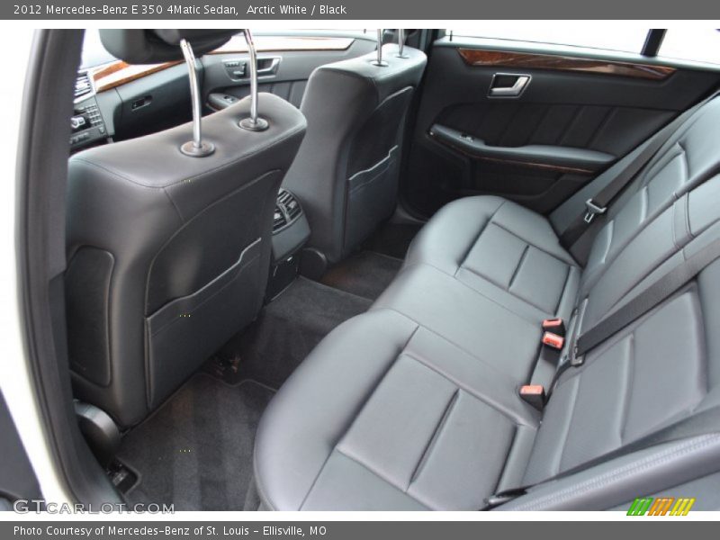 Arctic White / Black 2012 Mercedes-Benz E 350 4Matic Sedan