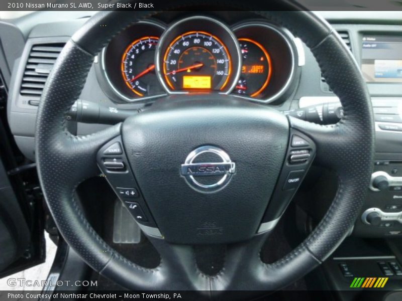 Super Black / Black 2010 Nissan Murano SL AWD