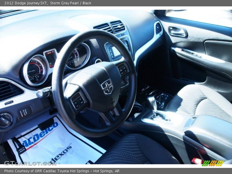 Storm Grey Pearl / Black 2012 Dodge Journey SXT