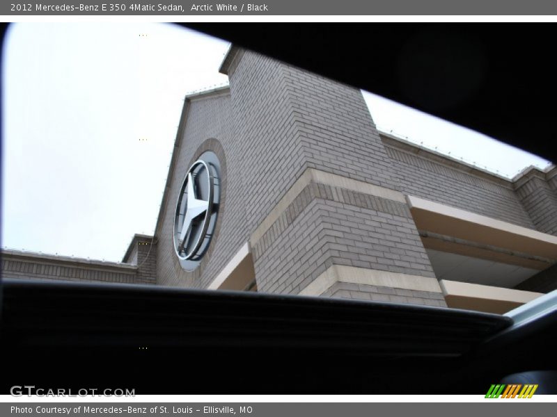 Arctic White / Black 2012 Mercedes-Benz E 350 4Matic Sedan