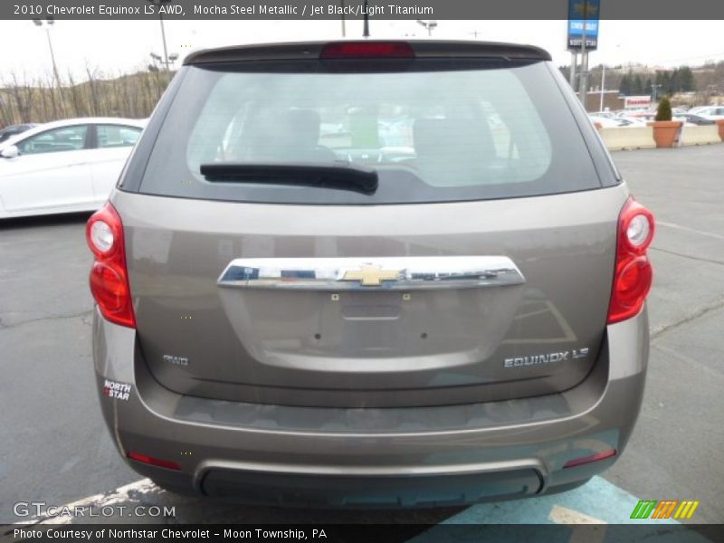 Mocha Steel Metallic / Jet Black/Light Titanium 2010 Chevrolet Equinox LS AWD