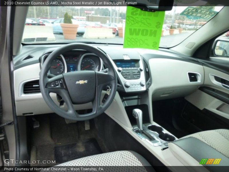 Dashboard of 2010 Equinox LS AWD