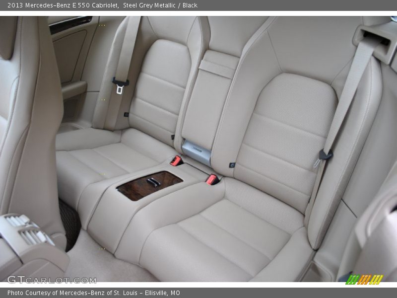 Steel Grey Metallic / Black 2013 Mercedes-Benz E 550 Cabriolet