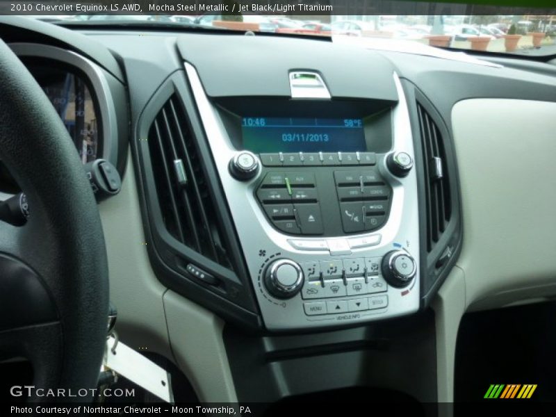 Mocha Steel Metallic / Jet Black/Light Titanium 2010 Chevrolet Equinox LS AWD