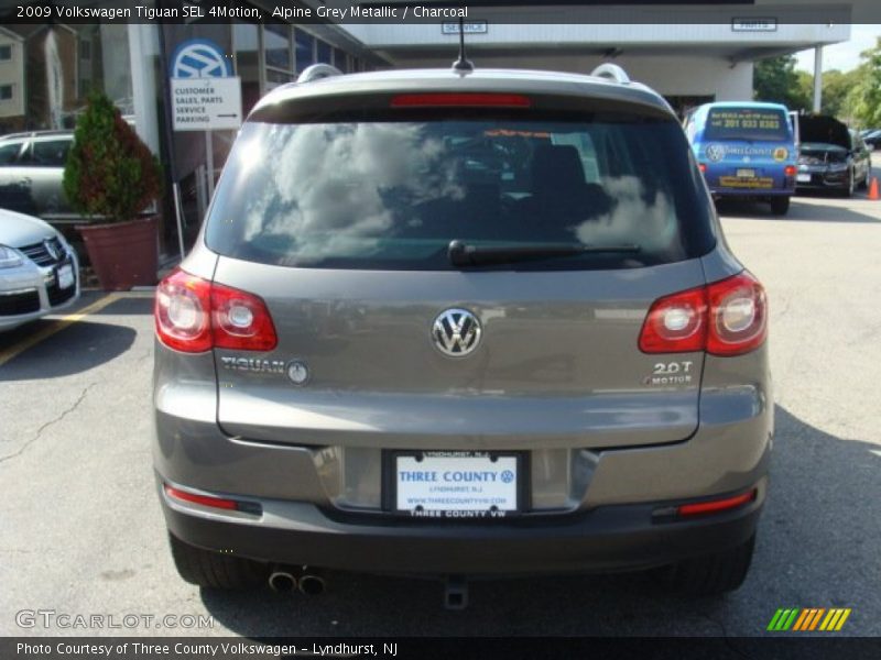 Alpine Grey Metallic / Charcoal 2009 Volkswagen Tiguan SEL 4Motion