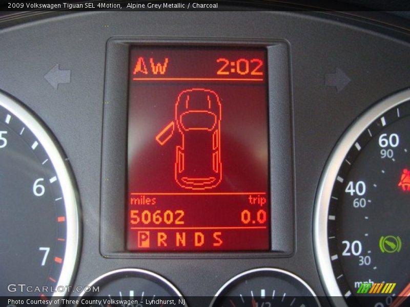 Alpine Grey Metallic / Charcoal 2009 Volkswagen Tiguan SEL 4Motion